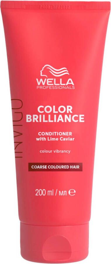 Wella Professional Wella Invigo Color Brilliance Conditioner weerbarstig haar -250 ml Conditioner voor ieder haartype