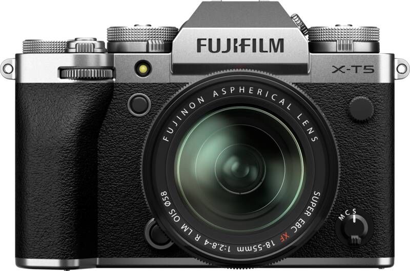 Fuji film X-T5 Zilver + XF18-55mm F2.8-4 R LM OIS | Camera's en toebehoren | 4547410486759