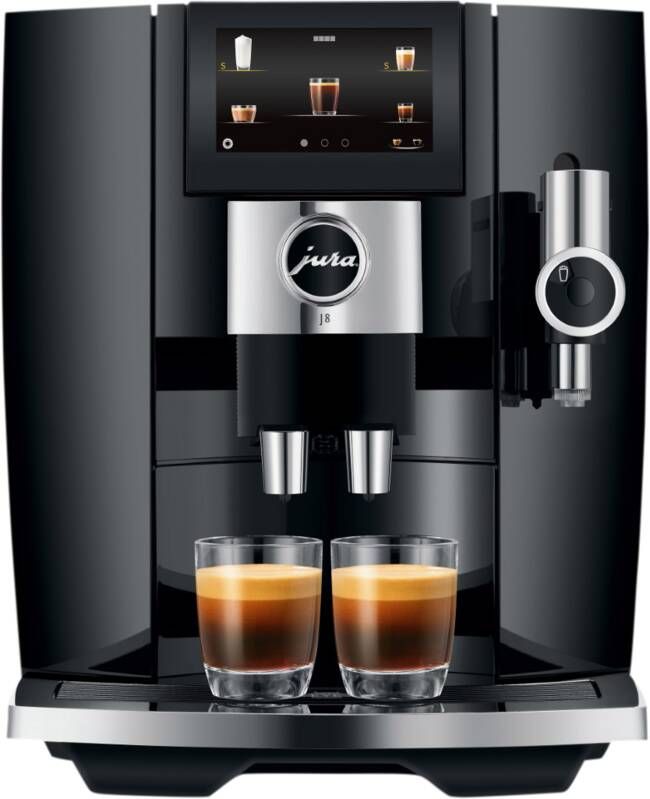 Jura Espresso J8 Piano Zwart | Espressomachines | Keuken&Koken Koffie&Ontbijt | 7610917154579