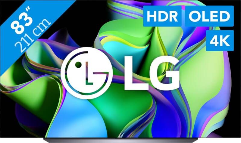LG OLED evo C3 83C34LA | HDR Televisies | Beeld&Geluid Televisies | 8806087097290