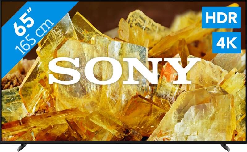 Sony Led-TV XR-65X90L 164 cm 65" 4K Ultra HD Android TV Google TV Smart TV TRILUMINOS PRO BRAVIA CORE met exclusieve PS5 functies