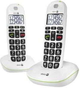 Doro PhoneEasy 110 Duo Wit | Vaste telefoons | Telefonie&Tablet Bel&SMS | 211-30066