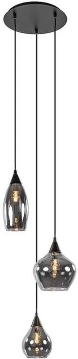 Highlight Hanglamp Cambio 3 lichts Ø 30 cm zwart